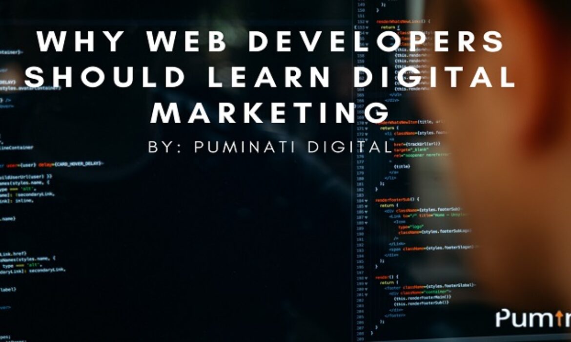 Web developer shoud learn Digital marketing